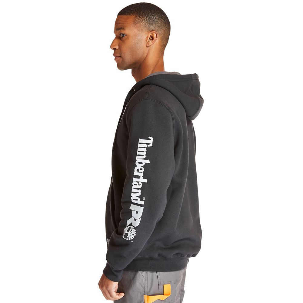 Sudadera Timberland Argentina Hombre - Pro® Hood Honcho Full-Zip Hoodie - Negras - MJEXDO-509